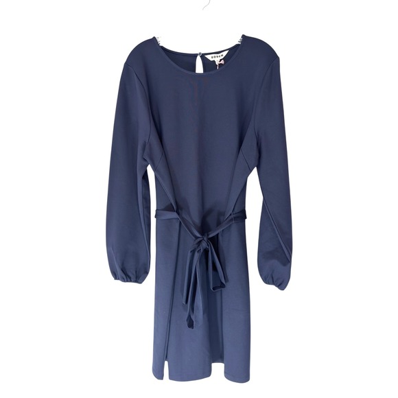 Boden Dresses & Skirts - Boden Violet Ponte Jersey Shift Dress Blue Long‎ Sleeve Work Office Size 16/18